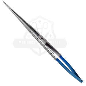 Castroviejo Needle Holder T/C with lock flat handle